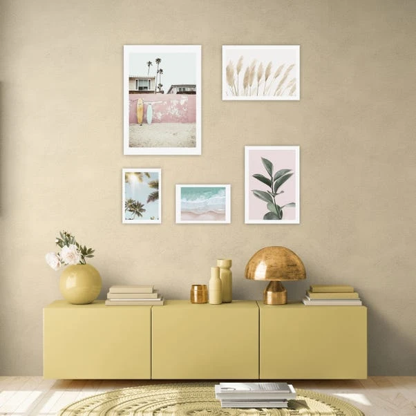 Set Of 5 East End Prints Beachy Prints 3 Set Of 5 East End Prints Beachy Prints