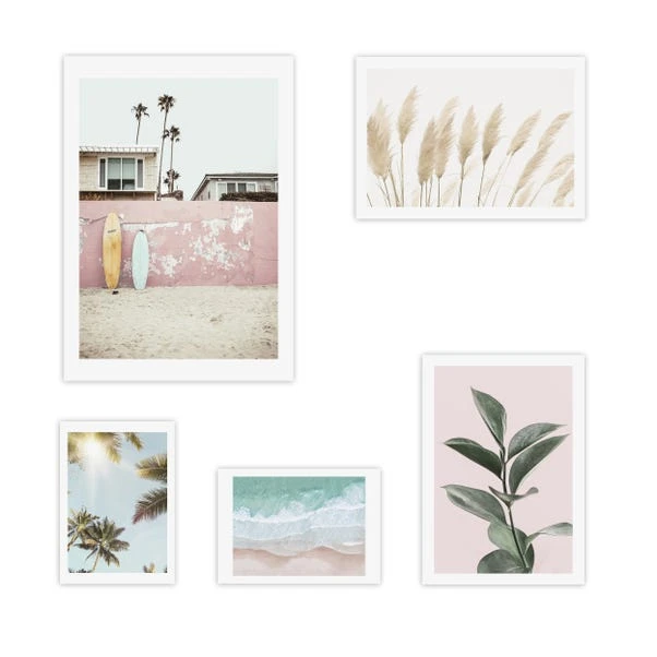 Set Of 5 East End Prints Beachy Prints 4 Set Of 5 East End Prints Beachy Prints - Image 2