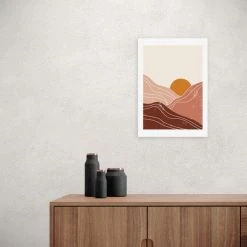 East End Prints Sunset Landscape Print