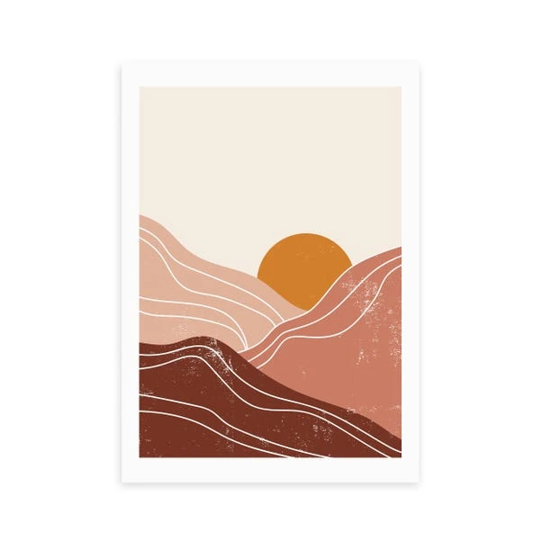 East End Prints Sunset Landscape Print - Image 2