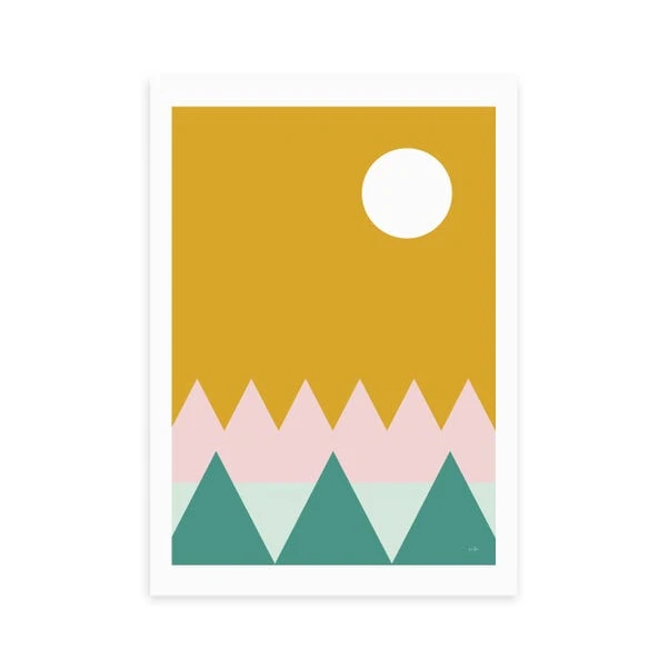 East End Prints Sun And Pine Print - Image 2