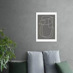 East End Prints Line Abstract I Print