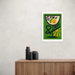 East End Prints Gin & Tonic Print