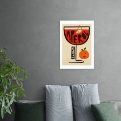 East End Prints Aperol Spritz Print
