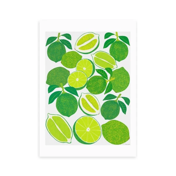 East End Prints Lime Harvest Print - Image 2