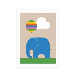 East End Prints Elephant Print