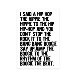 East End Prints Rapper's Delight Print