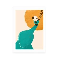 East End Prints Panda's Little Helper Print