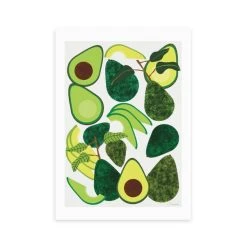 East End Prints Avocado By Leanne Simpson Print