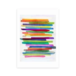 East End Prints Colourful Stripes Print