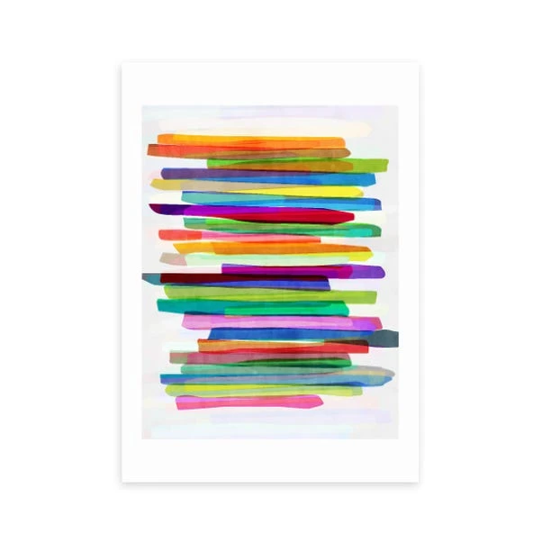 East End Prints Colourful Stripes Print