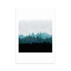 East End Prints Woods Pastel Print