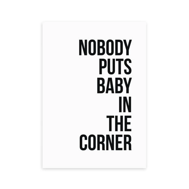 East End Prints Baby In The Corner Print