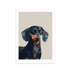 East End Prints Daschund Print