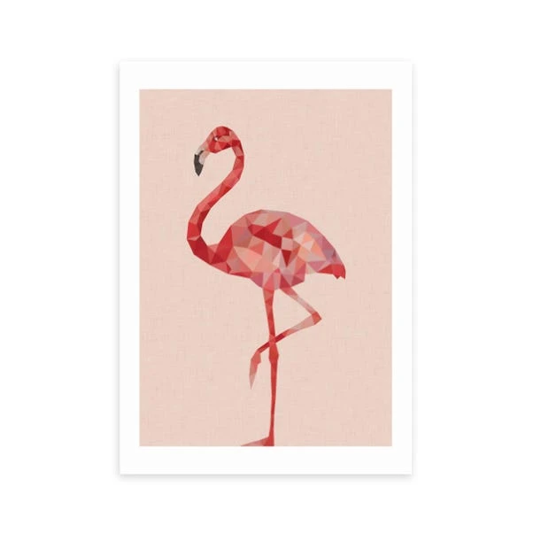East End Prints Flamingo Print