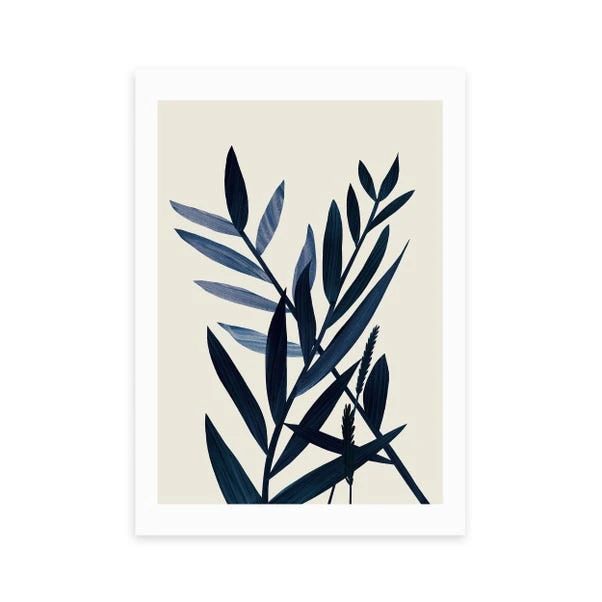 East End Prints Blue Plant II Print - Image 2