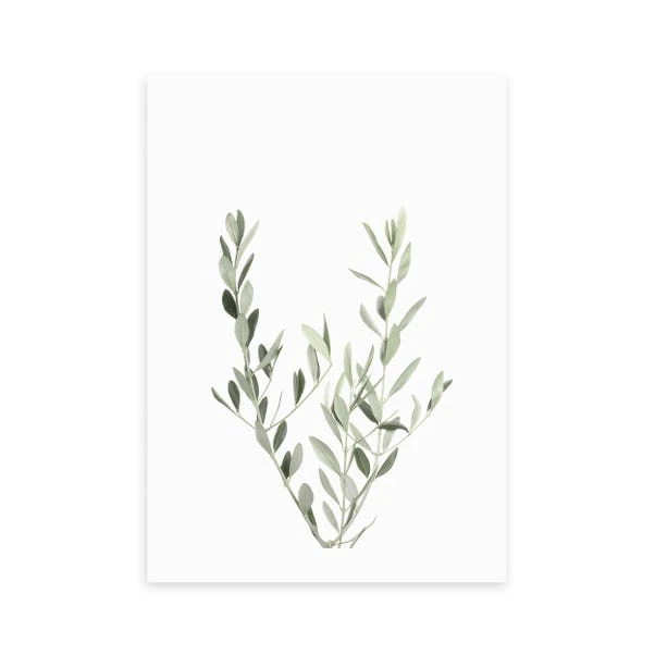 East End Prints Botanical II - Olive Branch Print - Image 2