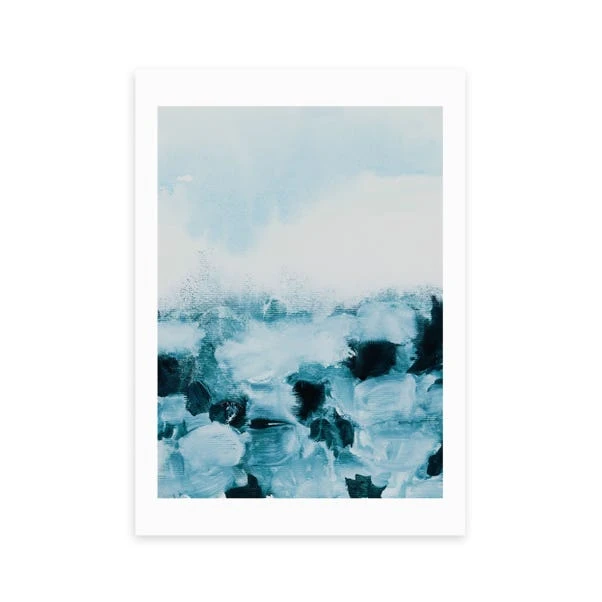 East End Prints Blue Landscape Print - Image 2