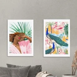 Set Of 2 East End Prints Sunshine & Utopia Prints