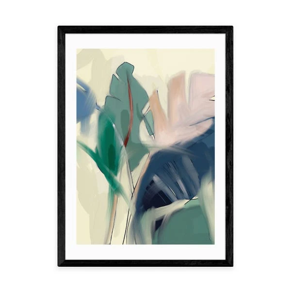 East End Prints Pastel Leaves Print 4 East End Prints Pastel Leaves Print - Image 2