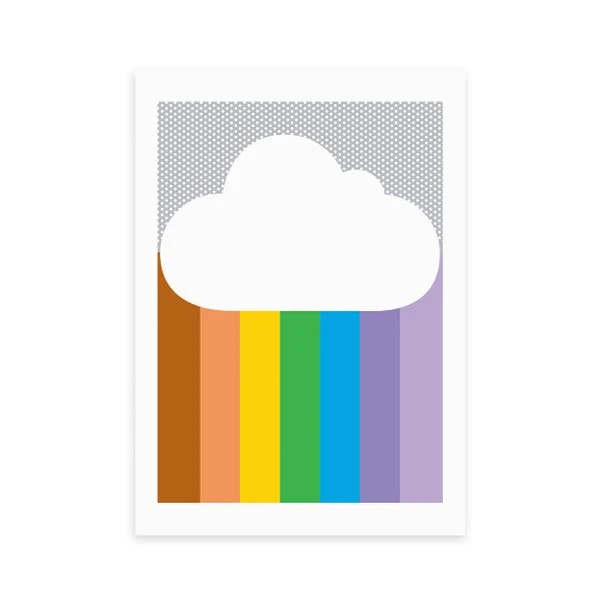 East End Prints Rainbow Cloud Print - Image 2