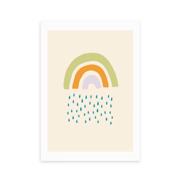 East End Prints Raining Rainbow Print - Image 2